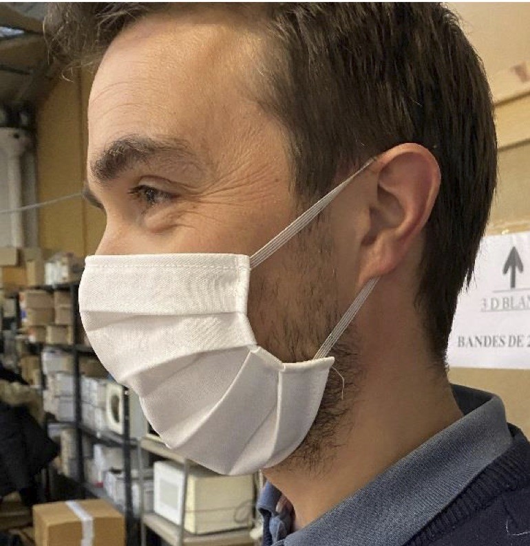Masque en tissu anti-projection